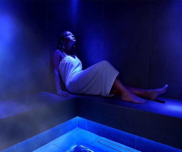 Relax in the Turkish bath