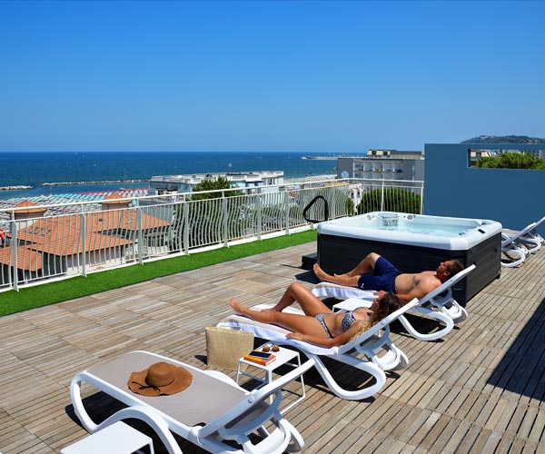 Relax on the panoramic terrace