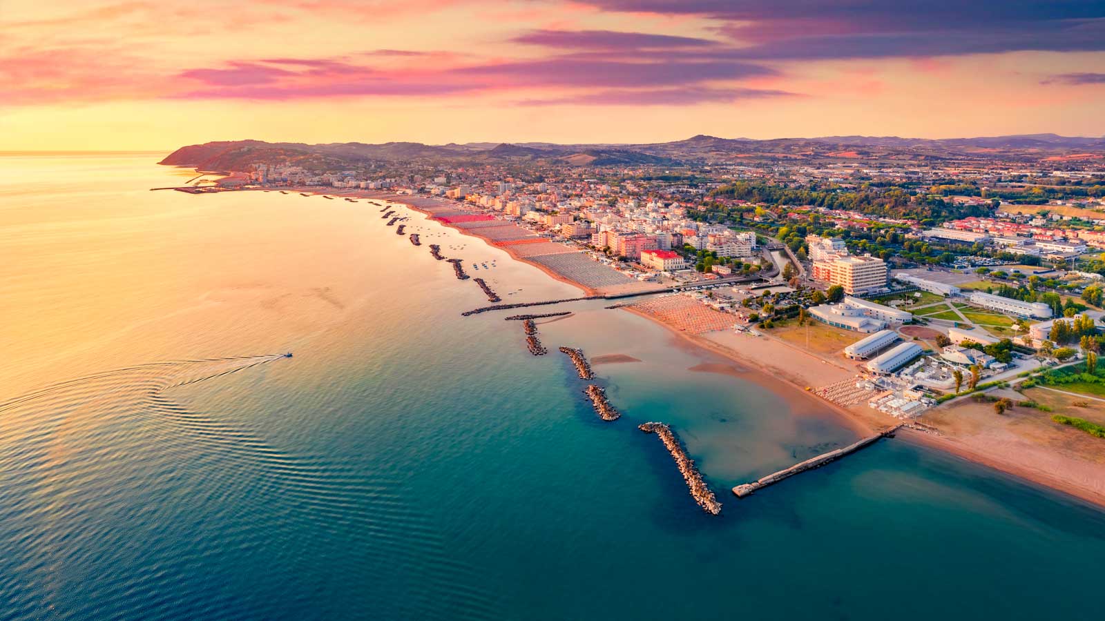 Vista panoramica della Riviera